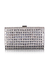 Mocha Crystal Elegant Evening Bag
